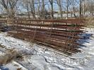 (10 +/-) Steel continuous fence,